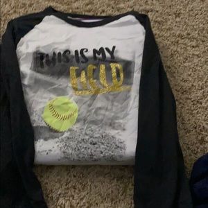 Long sleeve softball shirt